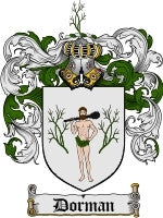 Dorman coat of arms family crest download