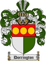 Dorrington coat of arms family crest download