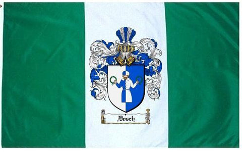 Dosch family crest coat of arms flag