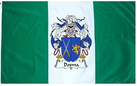 Dosma family crest coat of arms flag