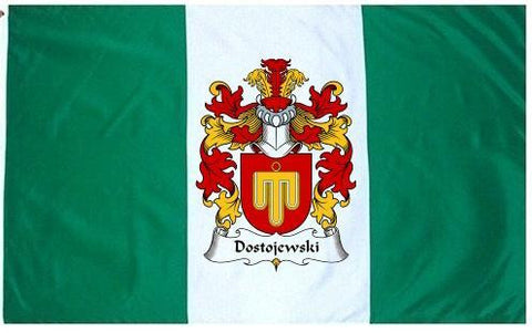 Dostojewski family crest coat of arms flag
