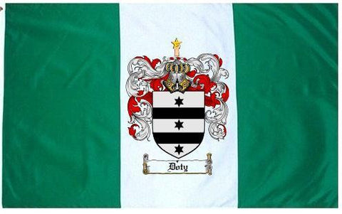 Doty family crest coat of arms flag