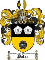 Dotze coat of arms family crest download