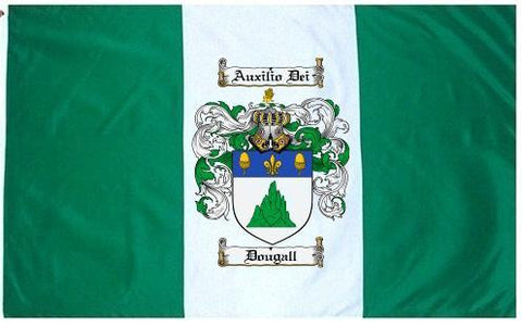 Dougall family crest coat of arms flag