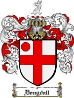 Dougdall coat of arms family crest download