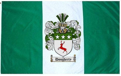 Dougherty family crest coat of arms flag