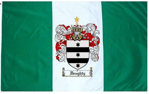 Doughty family crest coat of arms flag