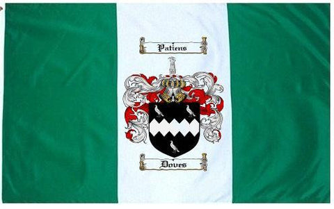 Doves family crest coat of arms flag