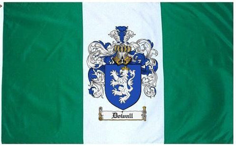 Dowall family crest coat of arms flag