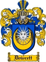 Dowcett coat of arms family crest download