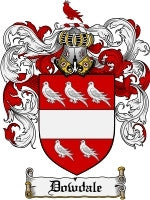 Dowdale coat of arms family crest download