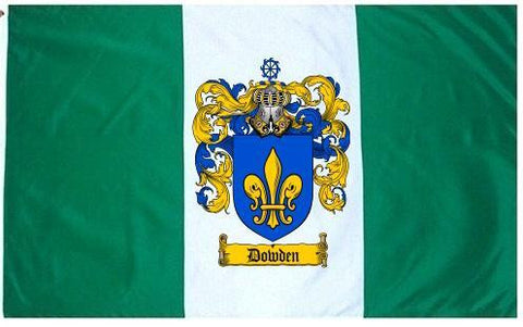 Dowden family crest coat of arms flag