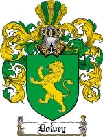 Dowey coat of arms family crest download