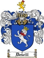 Dowill coat of arms family crest download