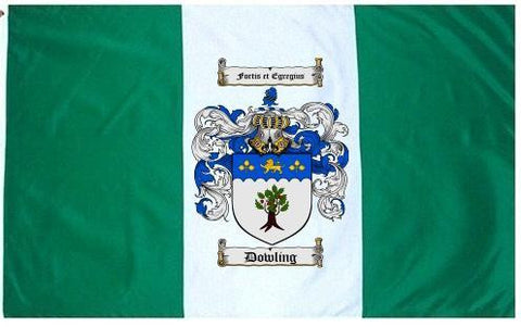 Dowling family crest coat of arms flag