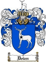 Down coat of arms family crest download