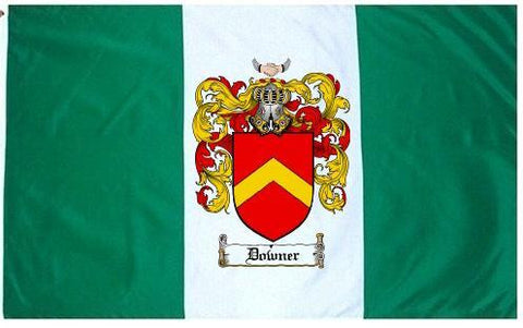 Downer family crest coat of arms flag