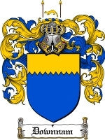 Downnam coat of arms family crest download