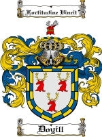 Doyill coat of arms family crest download