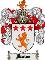 Draine coat of arms family crest download