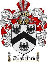 Drakeford coat of arms family crest download