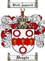 Drapir coat of arms family crest download