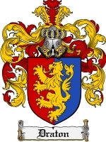 Draton coat of arms family crest download