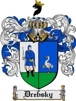 Drebsky coat of arms family crest download