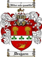 Dregarn coat of arms family crest download