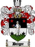 Dreger coat of arms family crest download