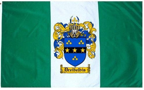 Dreibelbis family crest coat of arms flag