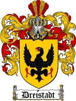 Dreistadt coat of arms family crest download