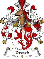 Dresch coat of arms family crest download