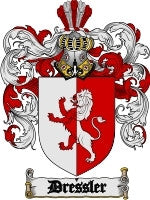 Dressler coat of arms family crest download