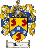 Drever family crest coat of arms emailed to you within 24 hours ...