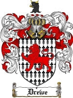 Drewe coat of arms family crest download