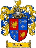 Drexler coat of arms family crest download