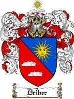 Driber coat of arms family crest download