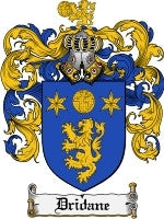 Dridane coat of arms family crest download