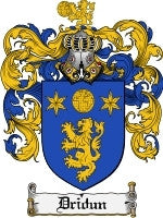 Dridun coat of arms family crest download