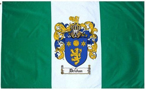 Dridun family crest coat of arms flag