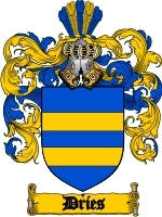 Dries coat of arms family crest download