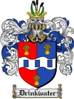 Drinkwater coat of arms family crest download