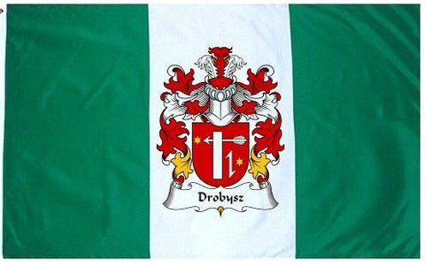 Drobysz family crest coat of arms flag