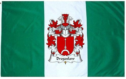 Drogoslaw family crest coat of arms flag