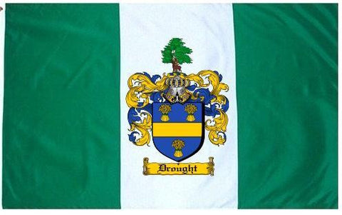 Drought family crest coat of arms flag