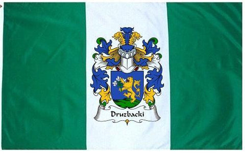 Druzbacki family crest coat of arms flag