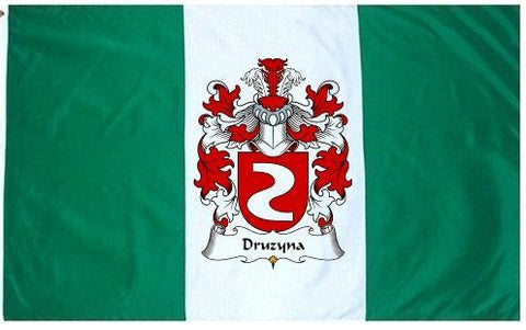 Druzyna family crest coat of arms flag