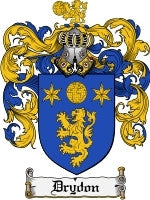 Drydon coat of arms family crest download