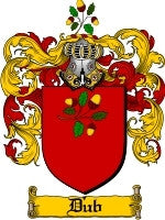 Dub coat of arms family crest download